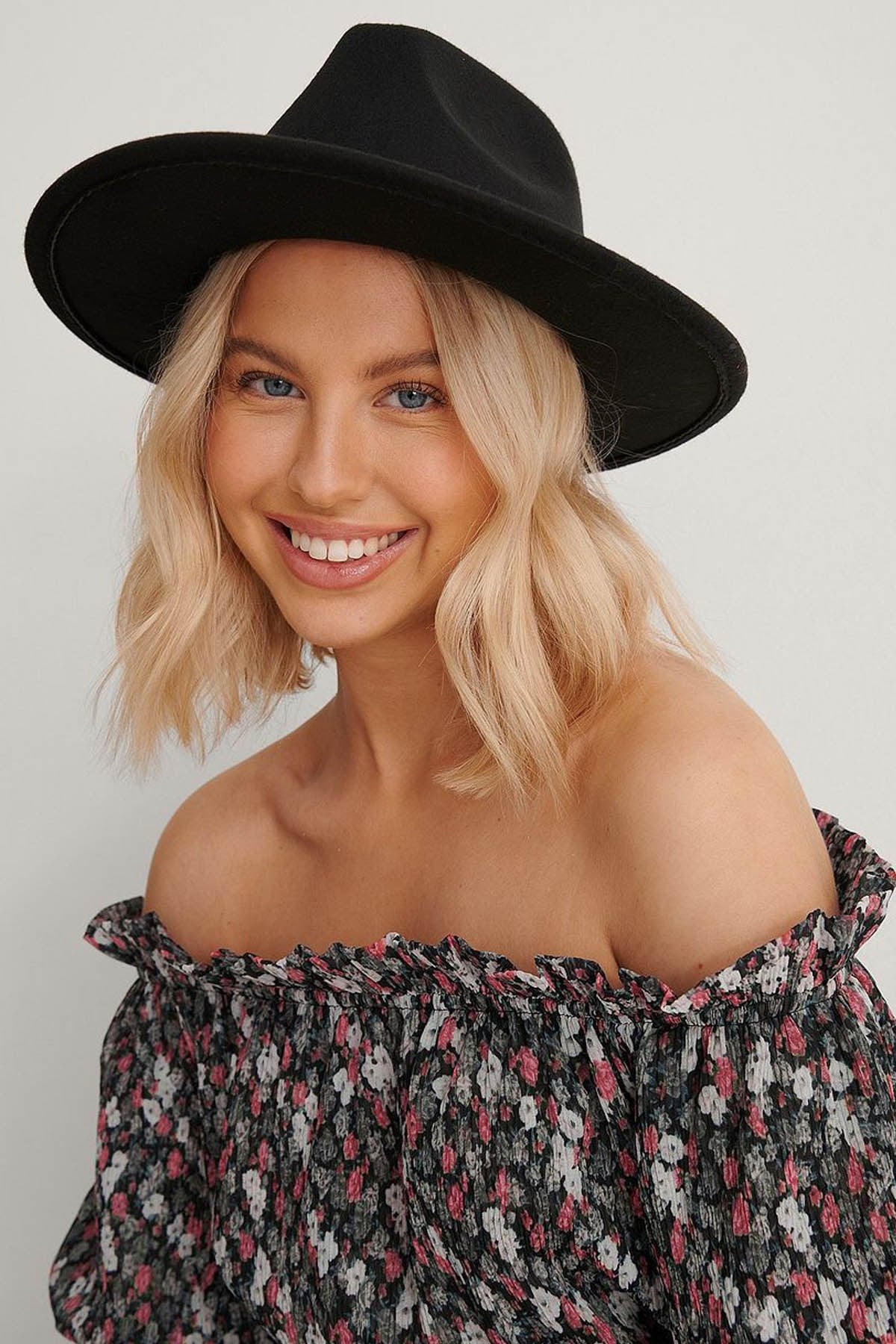 Black Fedora Hat