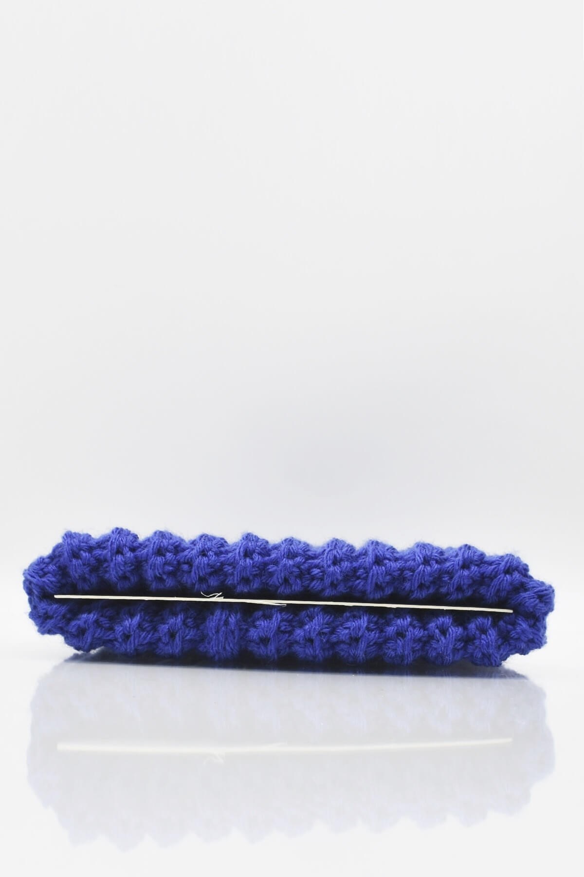 Hand Made El Örgüsü Yün Bere-Lacivert