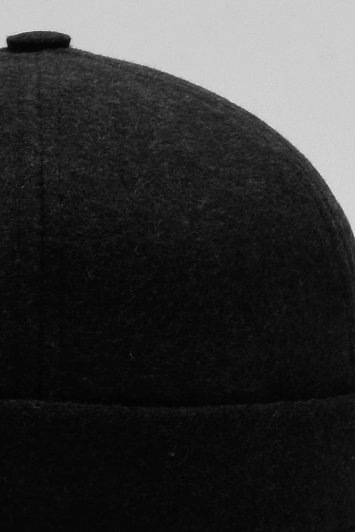 Black Hiphop Docker Hat Winter Adjustable Flat Cap