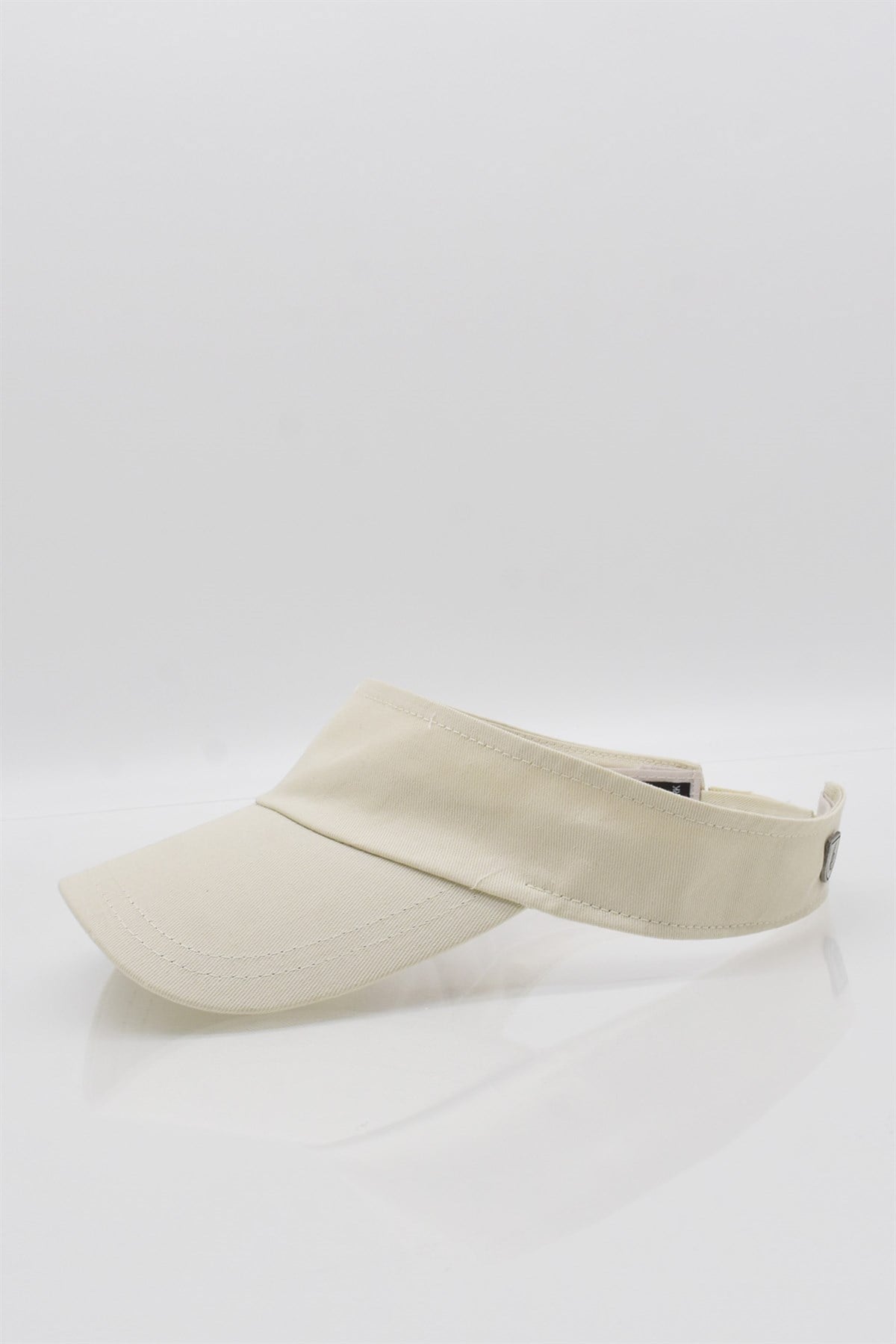 Womens Beige Tennis Visor Cap Sports Beach Hat