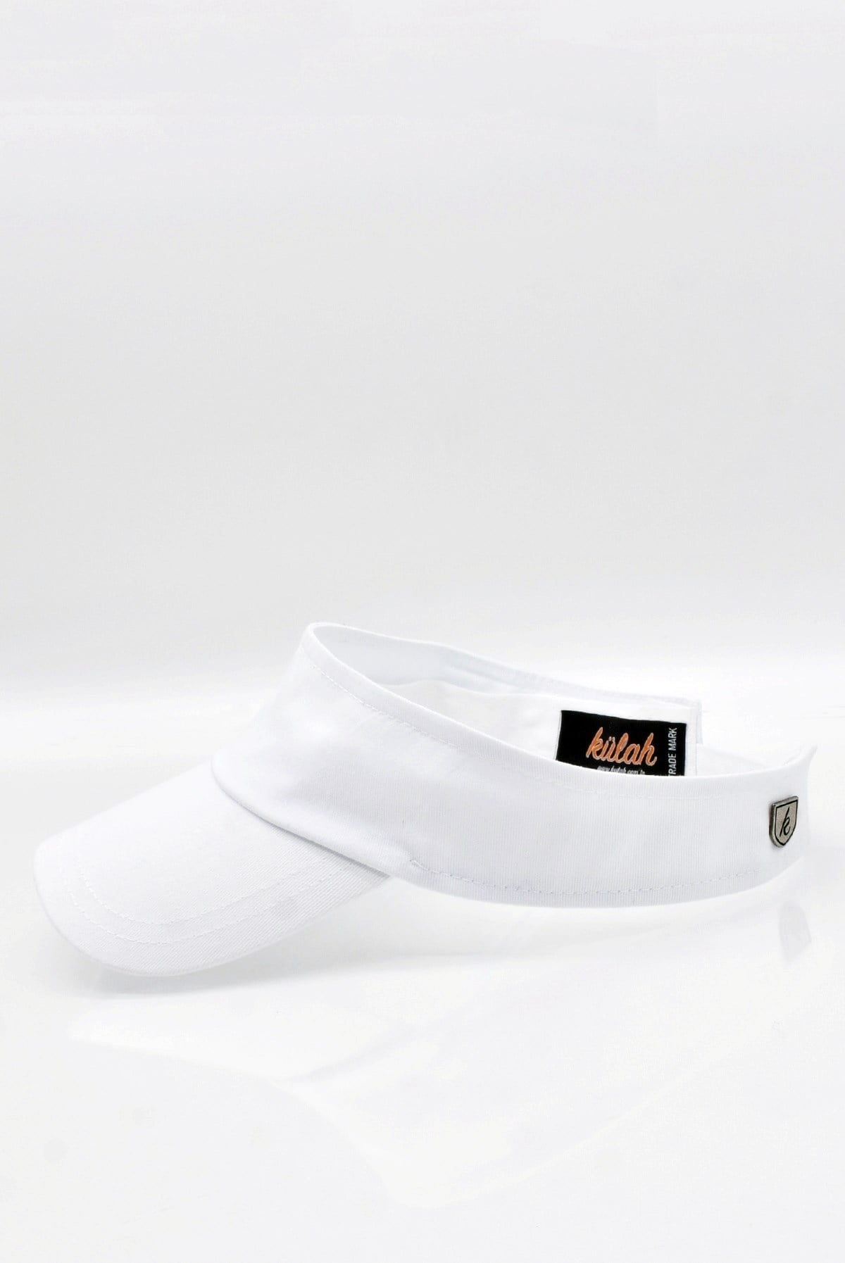 Womens White Tennis Visor Cap Sports Beach Hat