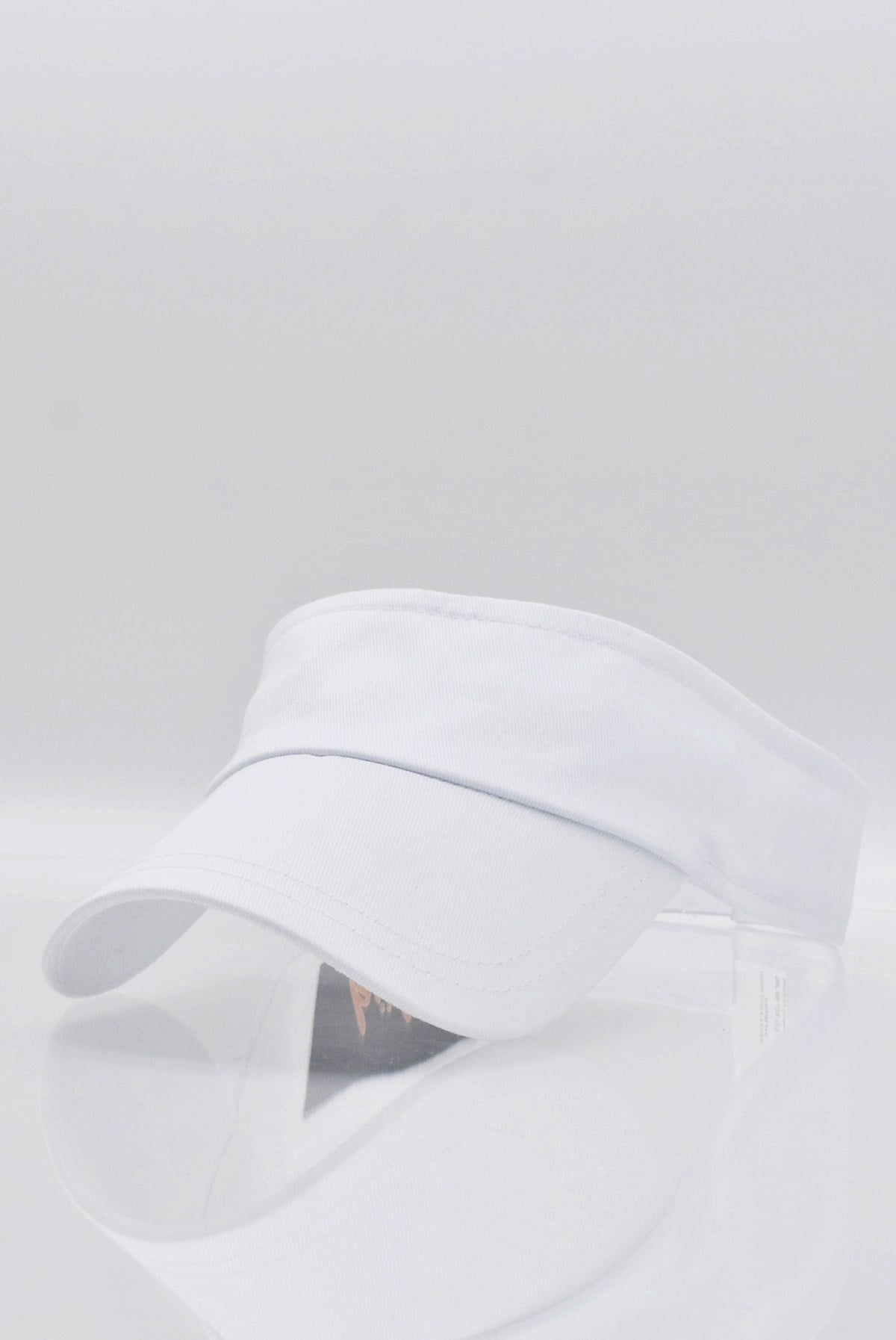 Womens White Tennis Visor Cap Sports Beach Hat