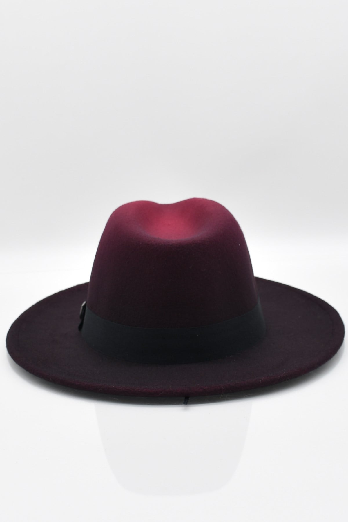 Erkek Multicolor Fötr Şapka Bordo Panama Hat