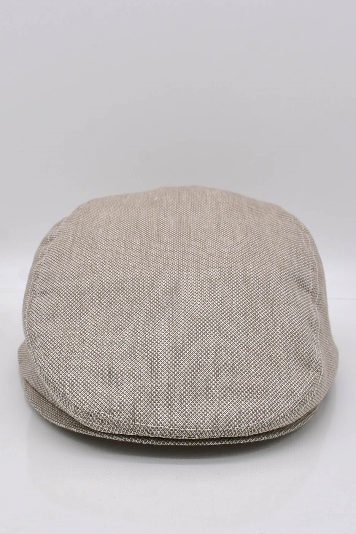 Erkek Bej Kasket Cotton Irish Flat Cap Şapka