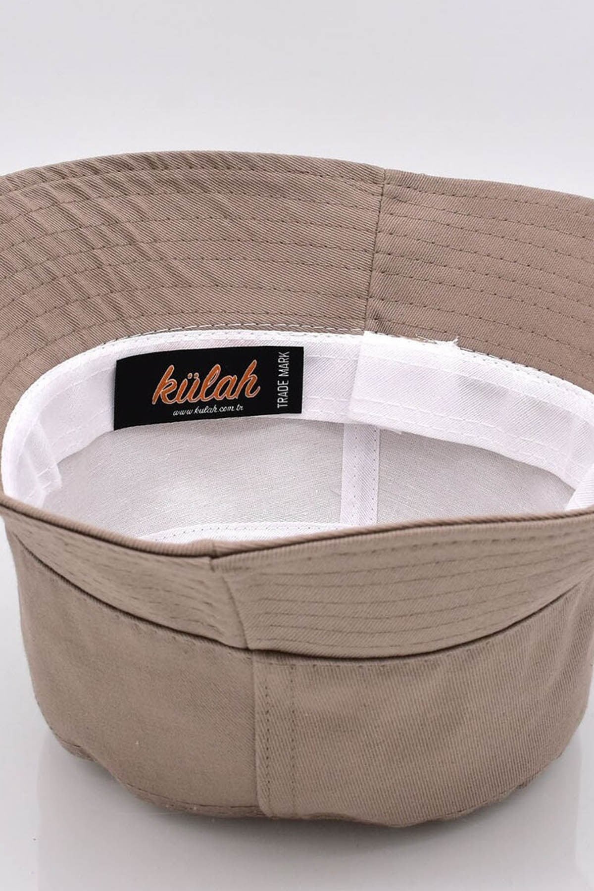 %100 Pamuk Camel Kova Balıkçı Şapka Bucket Hat