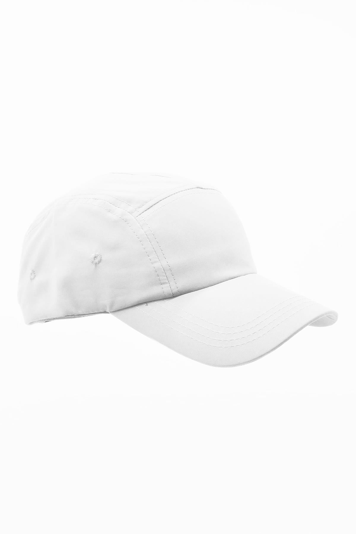5 Panel Basic Street Snapback Hiphop Cap Beyaz Şapka