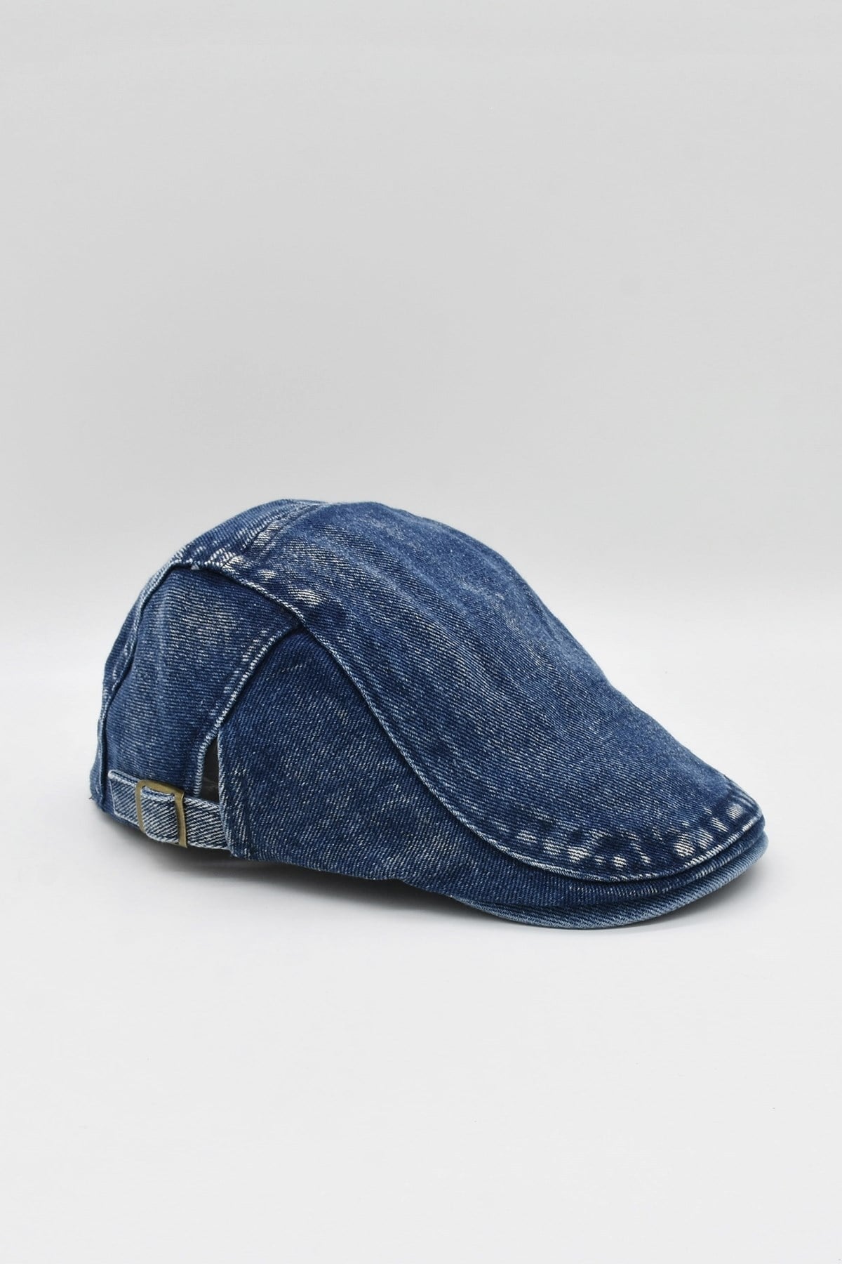 Ayarlanabilir Tokalı Denim Yazlık Erkek Kot Kasket Şapka