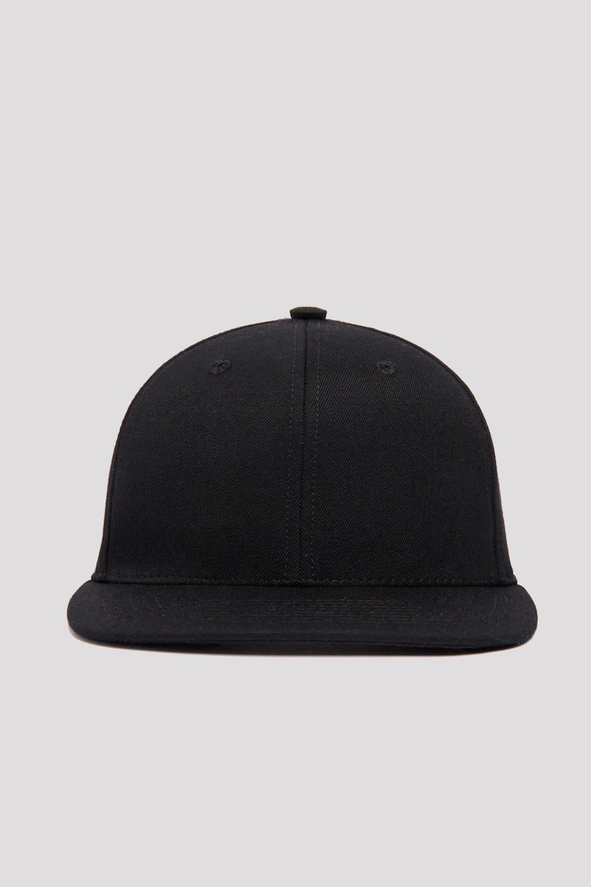 Basic Street Snapback Hiphop Cap Siyah Şapka