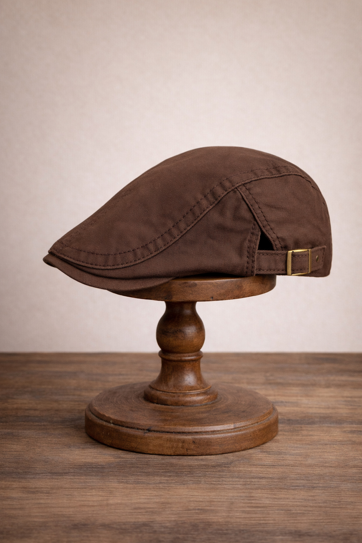 Clean Form Flat Cap – Mocha Stone Kasket