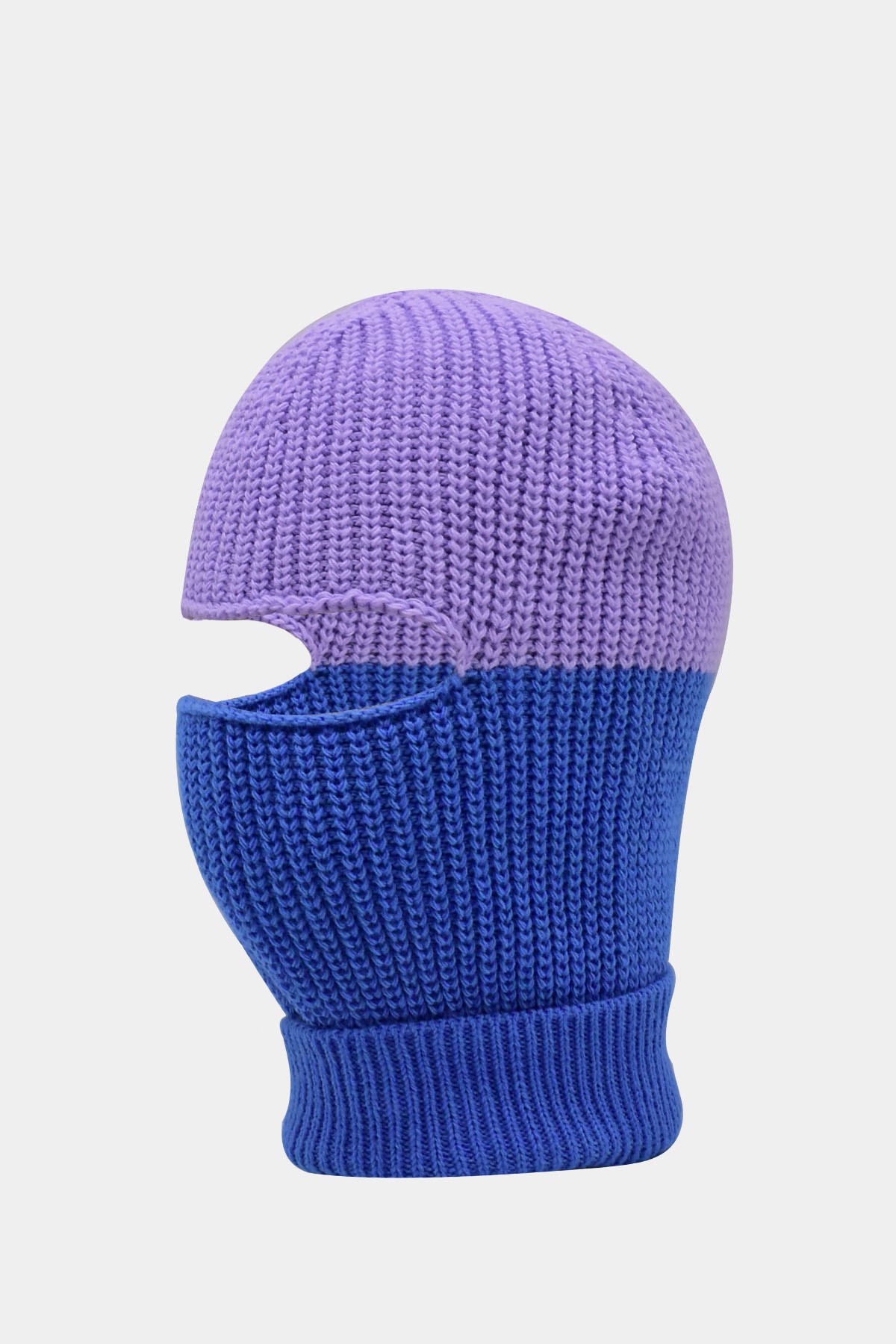 Color Block Renkli Balaclava Kar Maskesi Triko Bere Boyunluk 1 Adet