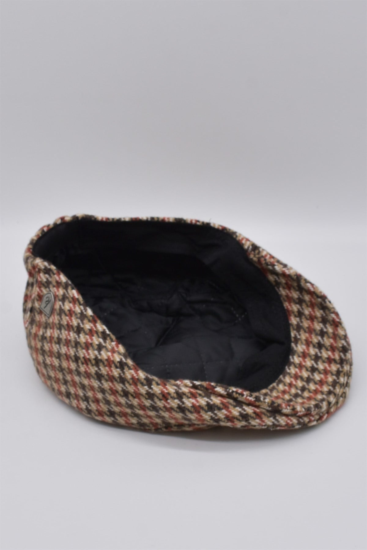 Desenli Camel Erkek Kasket Driver Şapka Flat Cap