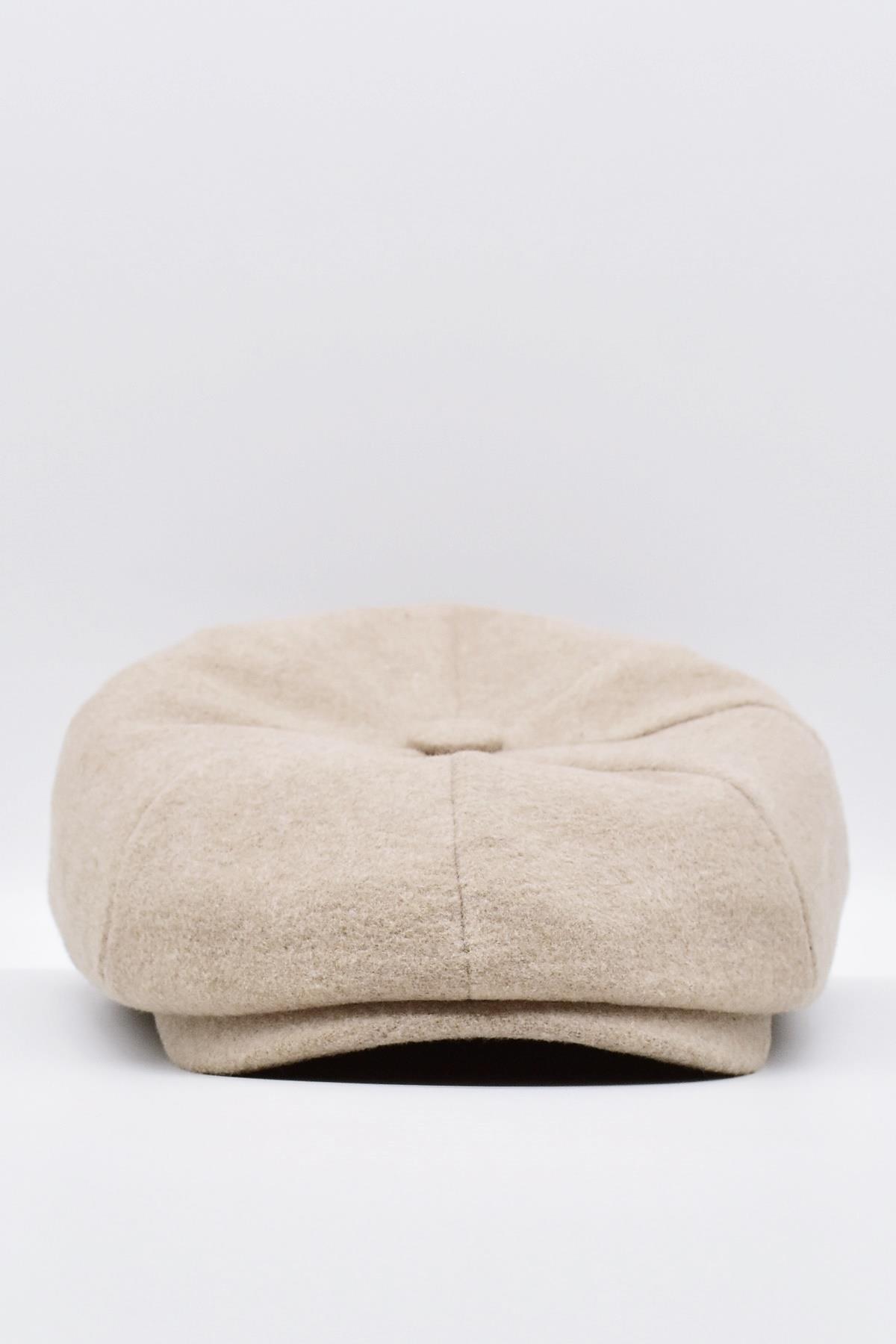 Erkek Şapka Sürücü Kasket Newsboy Cap-Vizon