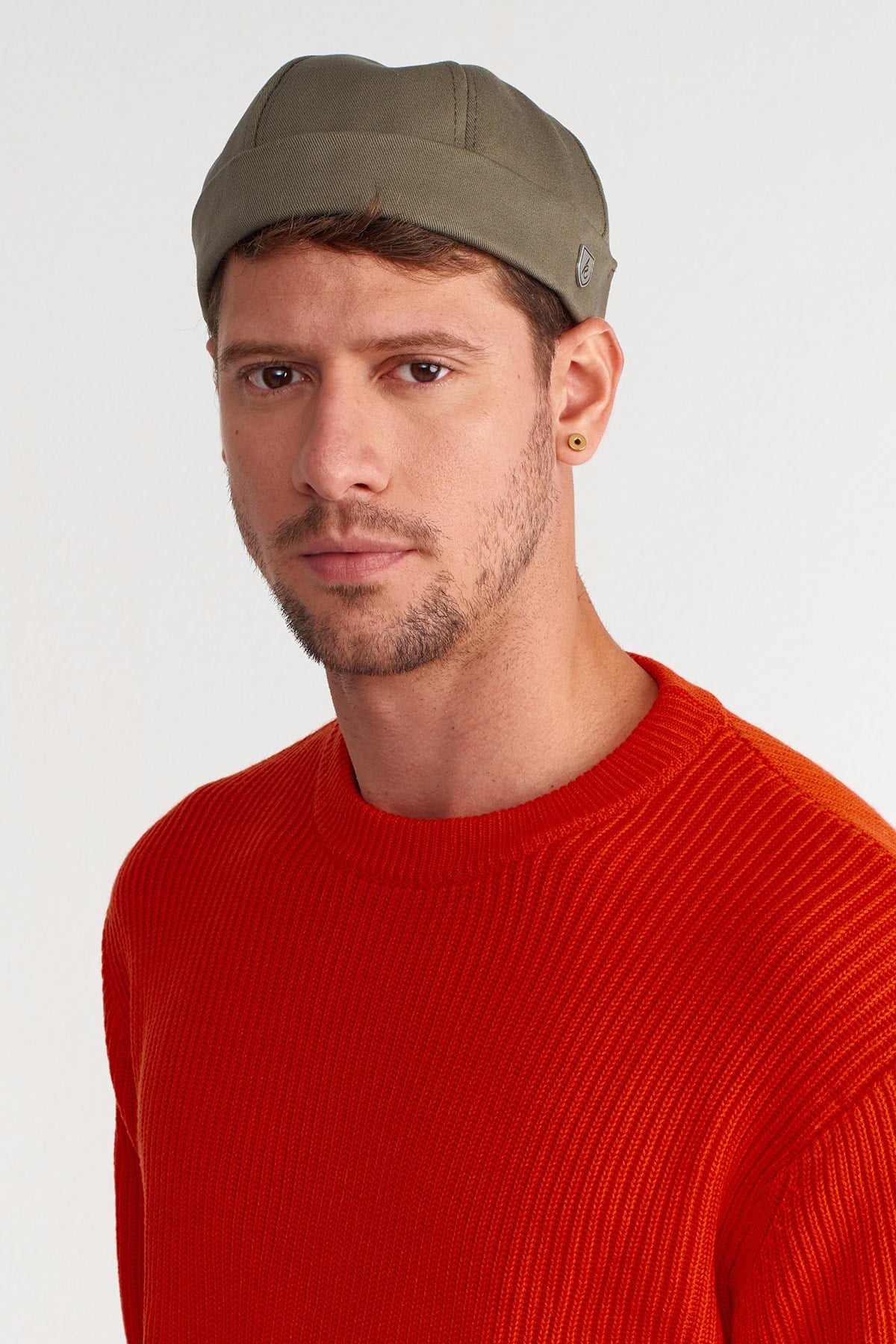 Erkek Sokak Stili Docker Şapka Skullcap Brimless Cap