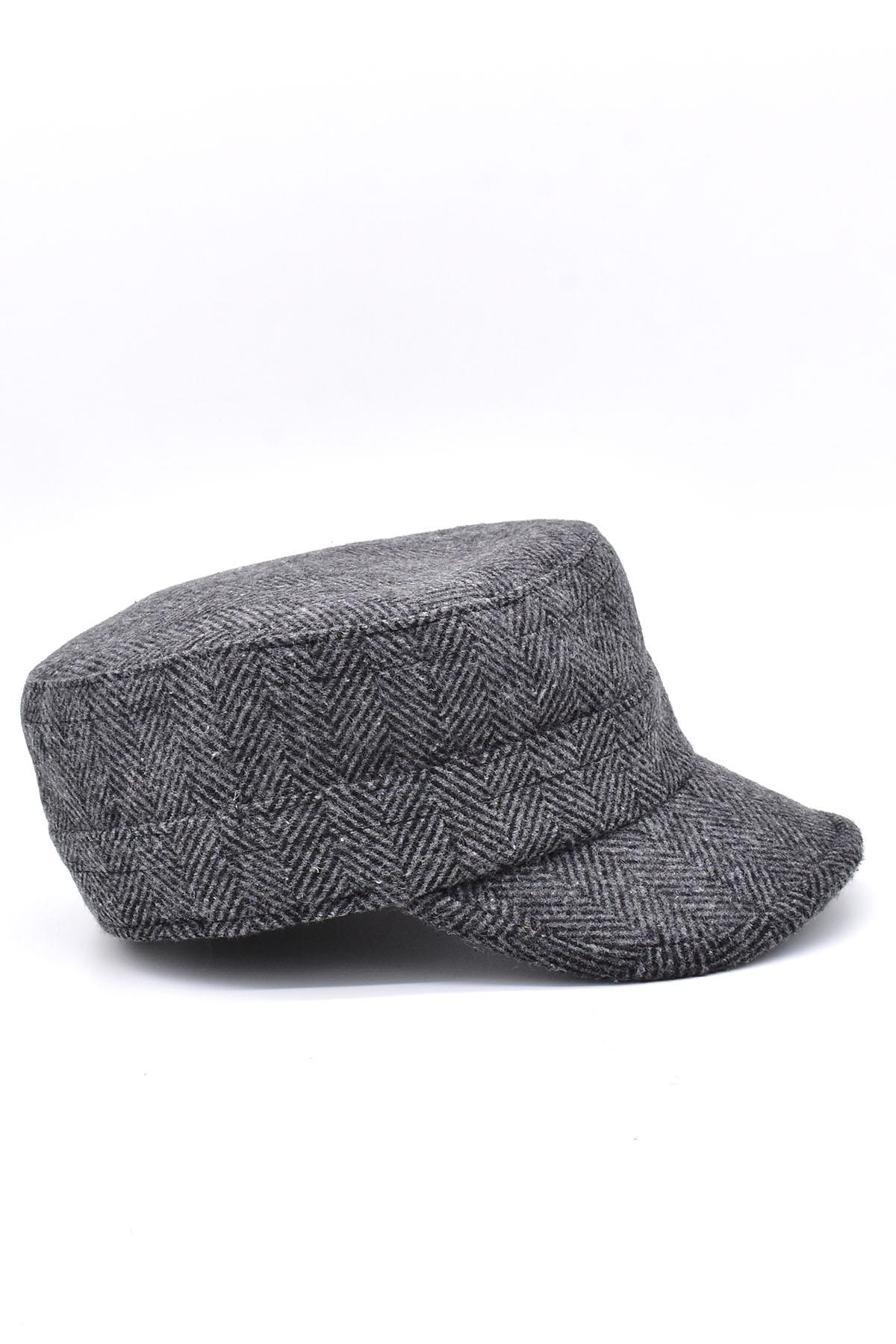 Erkek Yün Fidel Castro Şapka Wool Military Hat