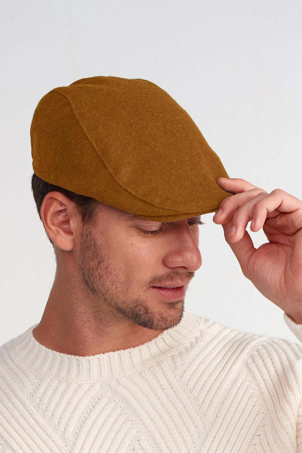 Erkek Yün Flat Cap Kasket Peaky Blinders Şapka