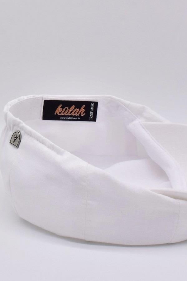 English Style London Flat Cap Hat White