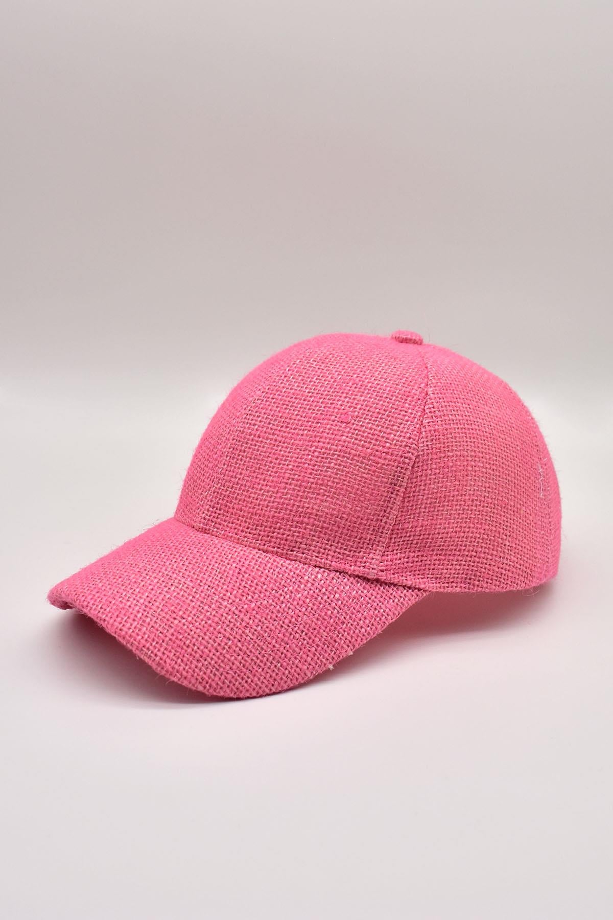 Womens Jüt Baseball Hat Natural Straw Sun Protect Sports Cap