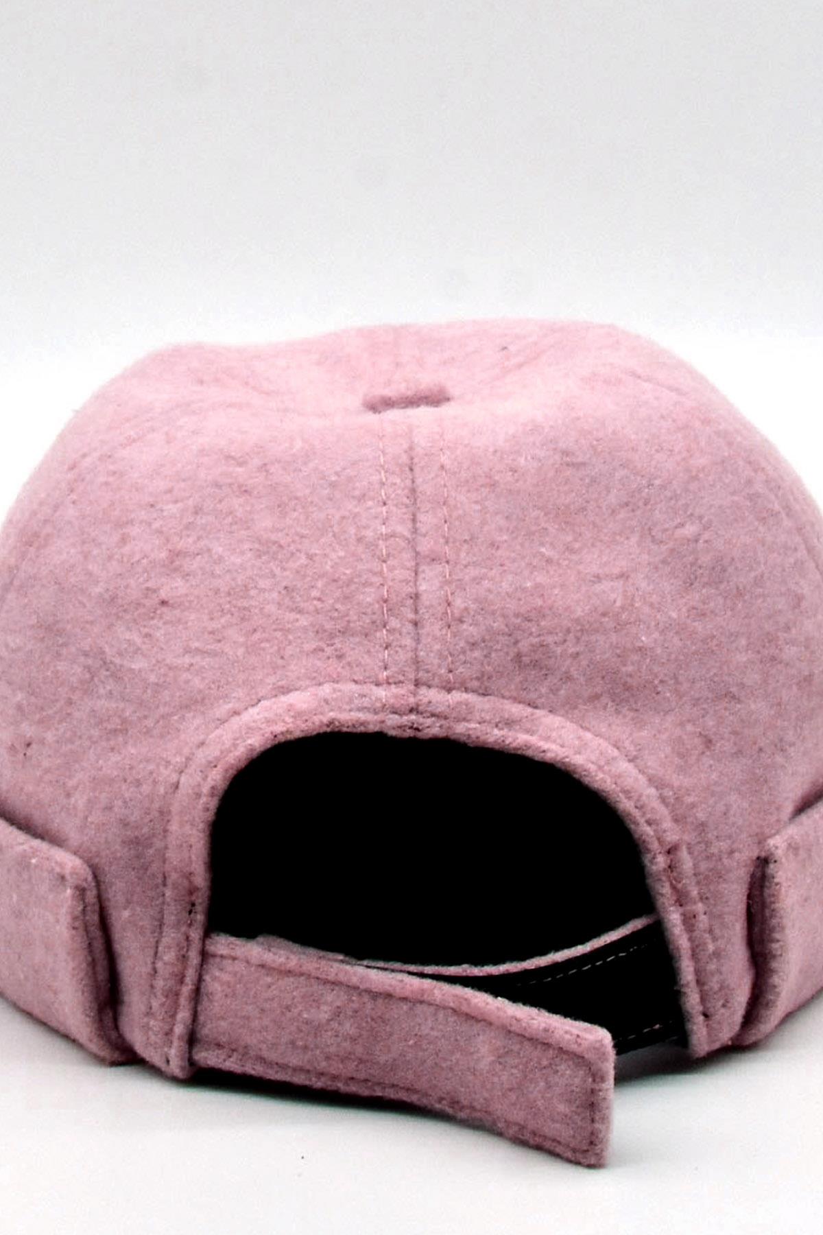 Kadın Kısa Yünlü Pembe Docker Bere