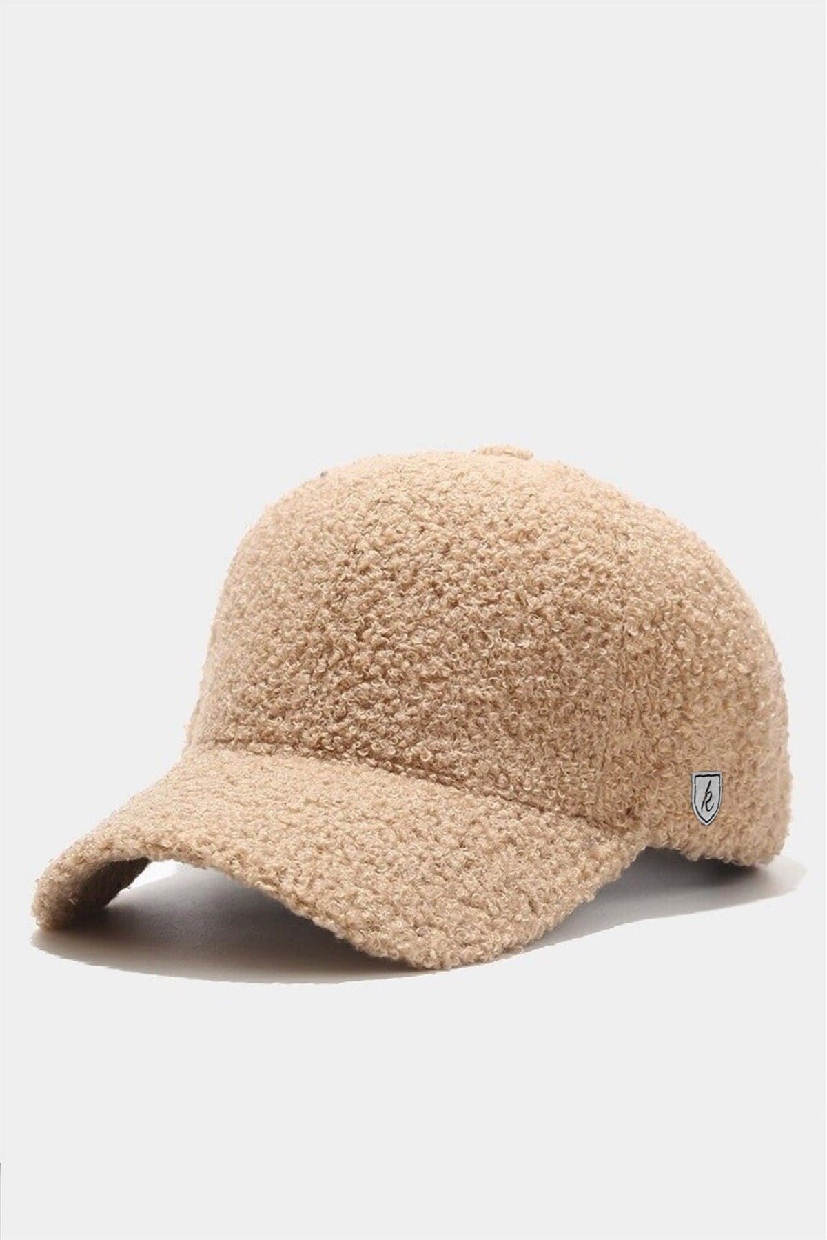 Külah Kadın Kışlık Camel Peluş Şapka Kep Trendy Baseball Cap KLH7302