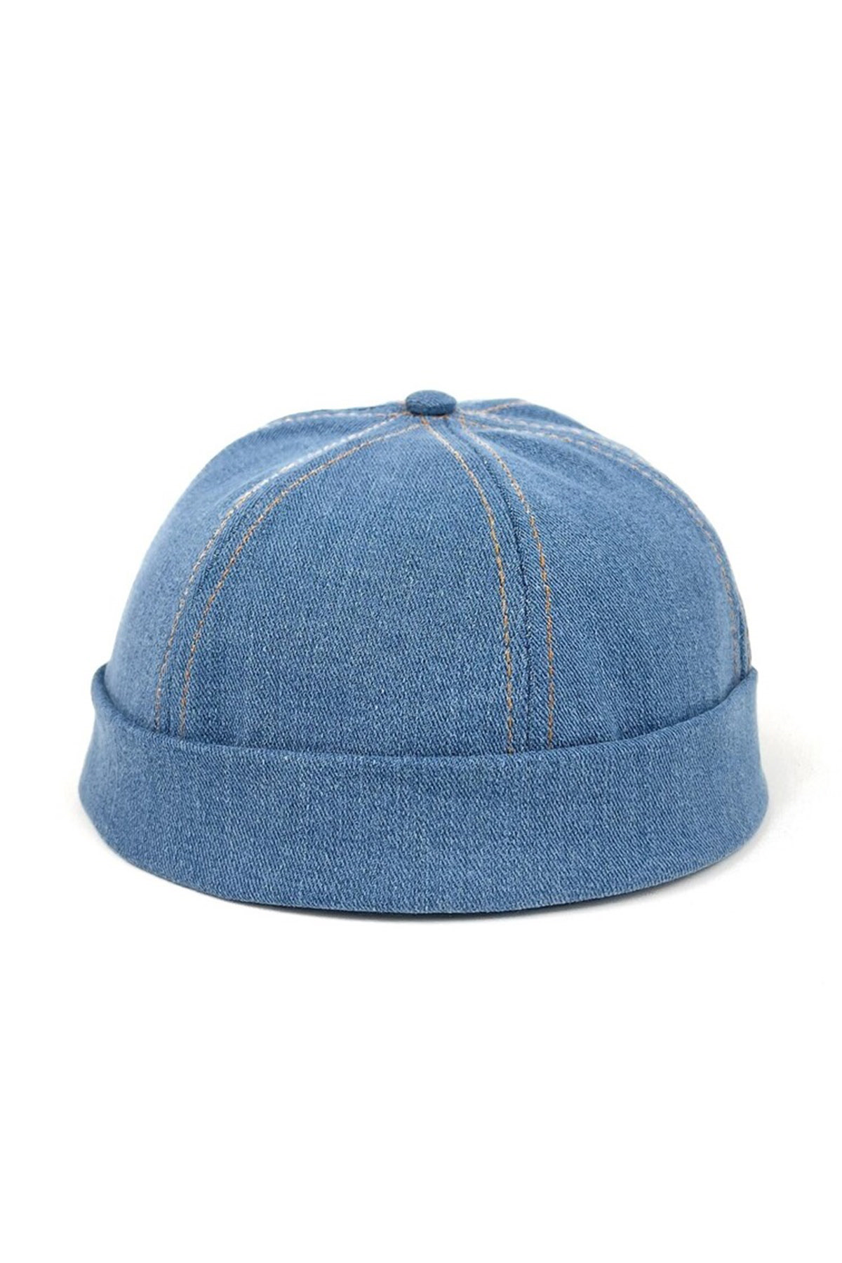 Kadın Kot Şapka Denim Sipersiz Cap