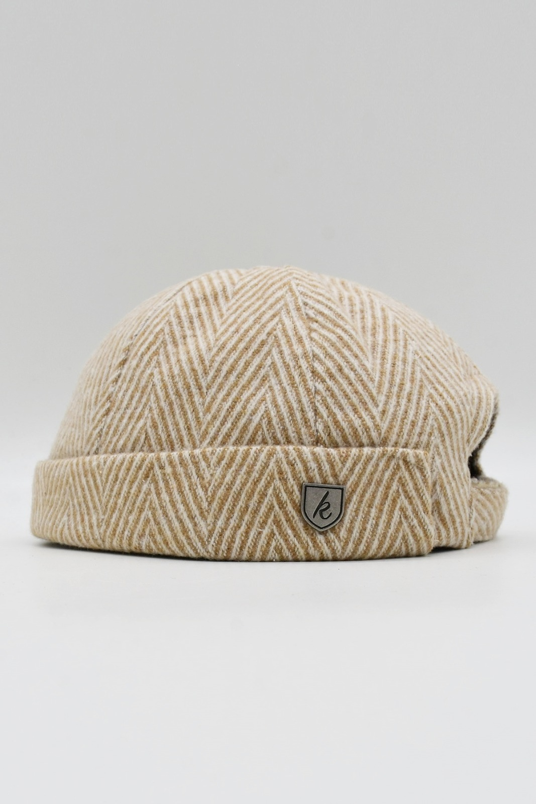 Kışlık Yeni Stil Yün Retro Hip-Hop Docker Şapka Camel