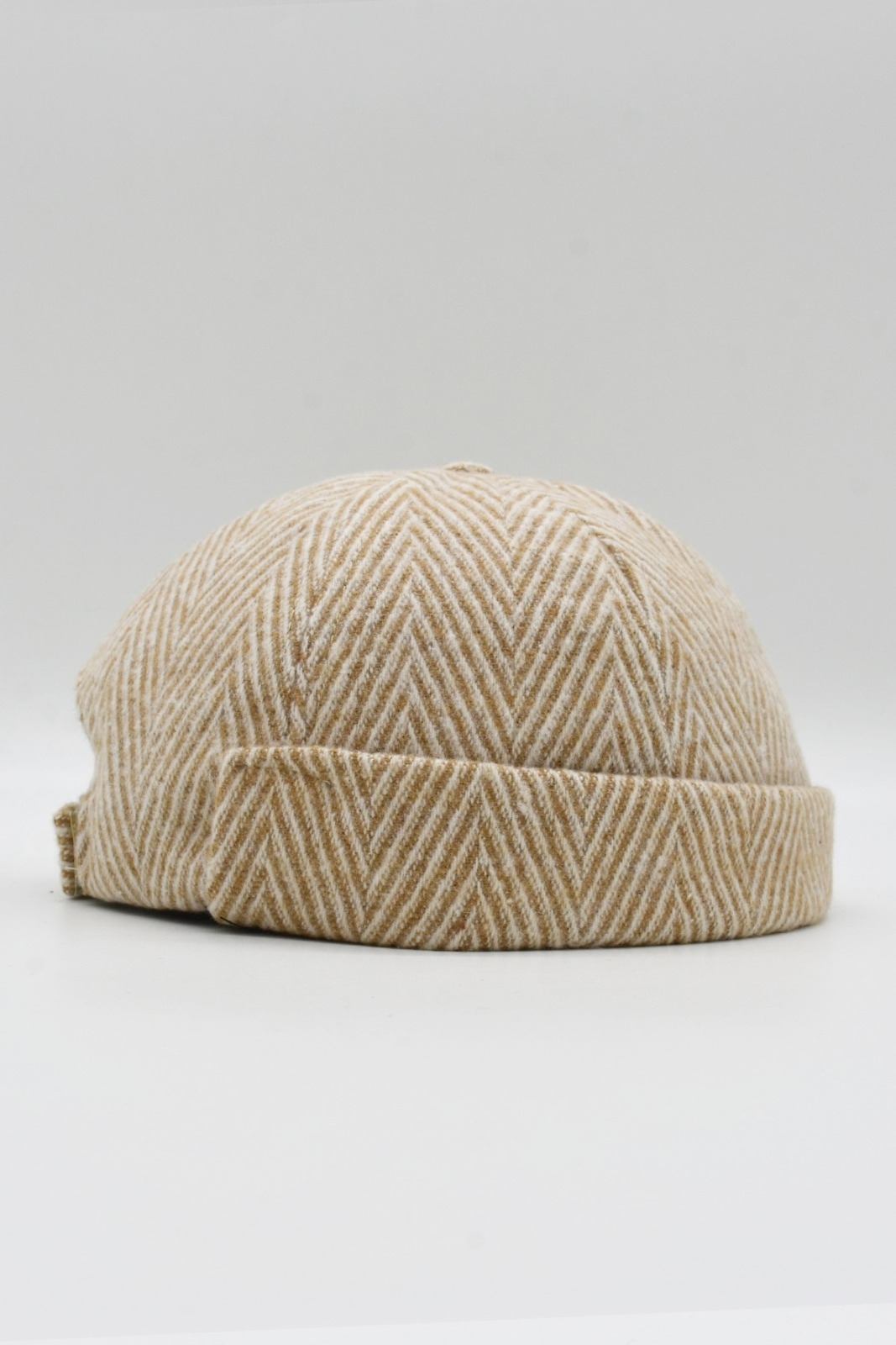 Kışlık Yeni Stil Yün Retro Hip-Hop Docker Şapka Camel