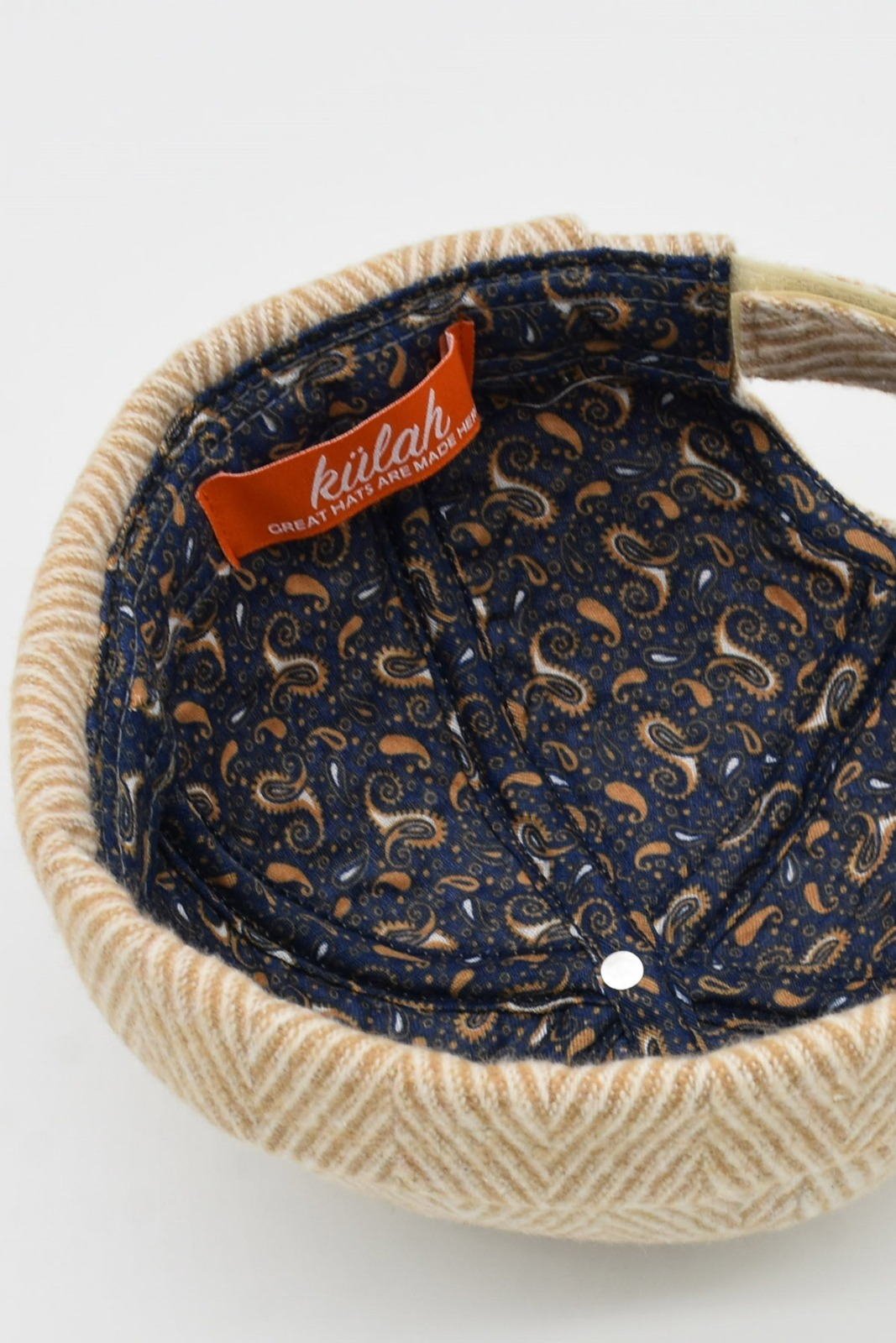 Kışlık Yeni Stil Yün Retro Hip-Hop Docker Şapka Camel