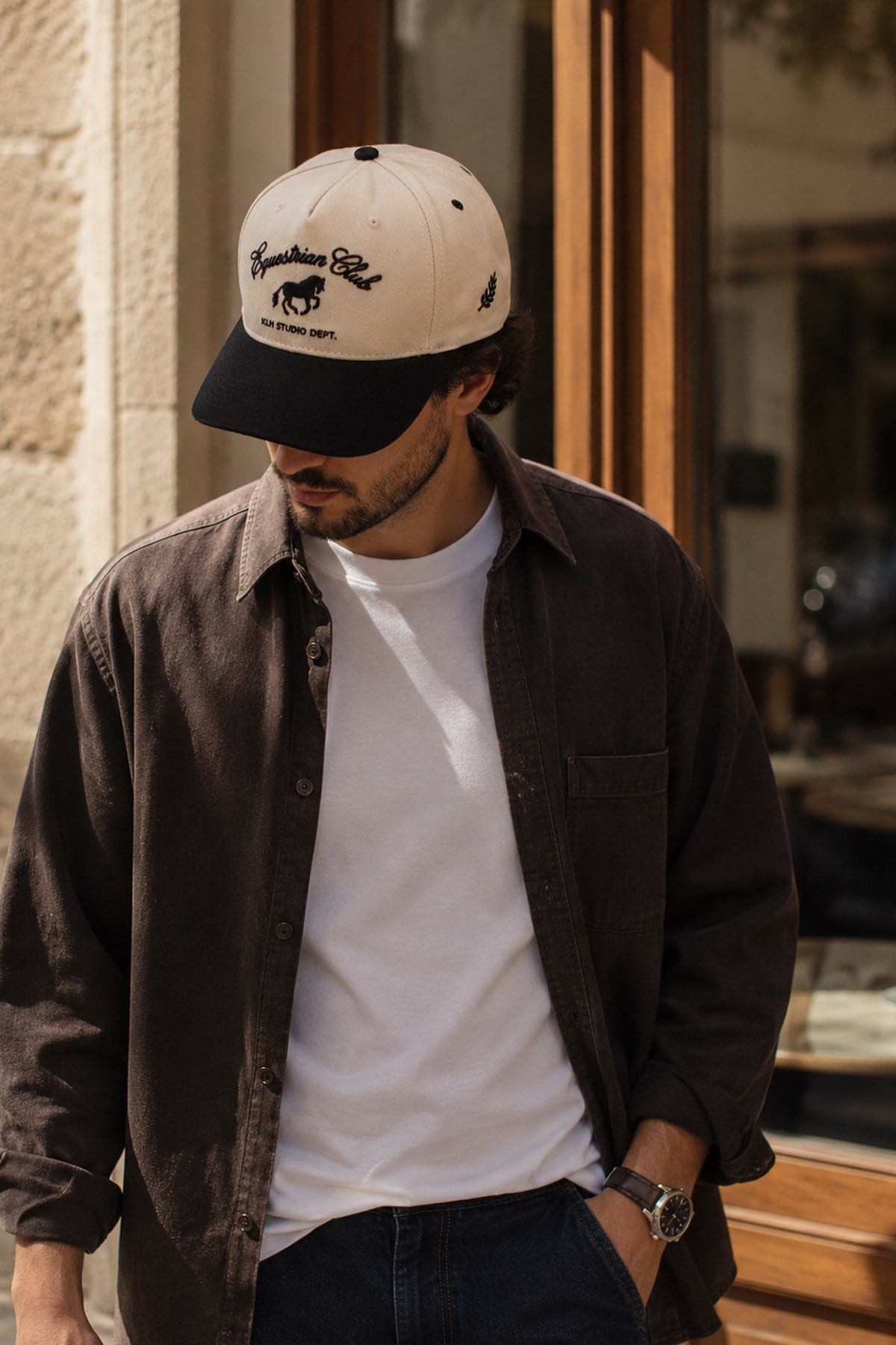 KLH Studio Dept. Equestrian Club Kontrast Siperli Şapka | Unisex - Ayarlanabilir