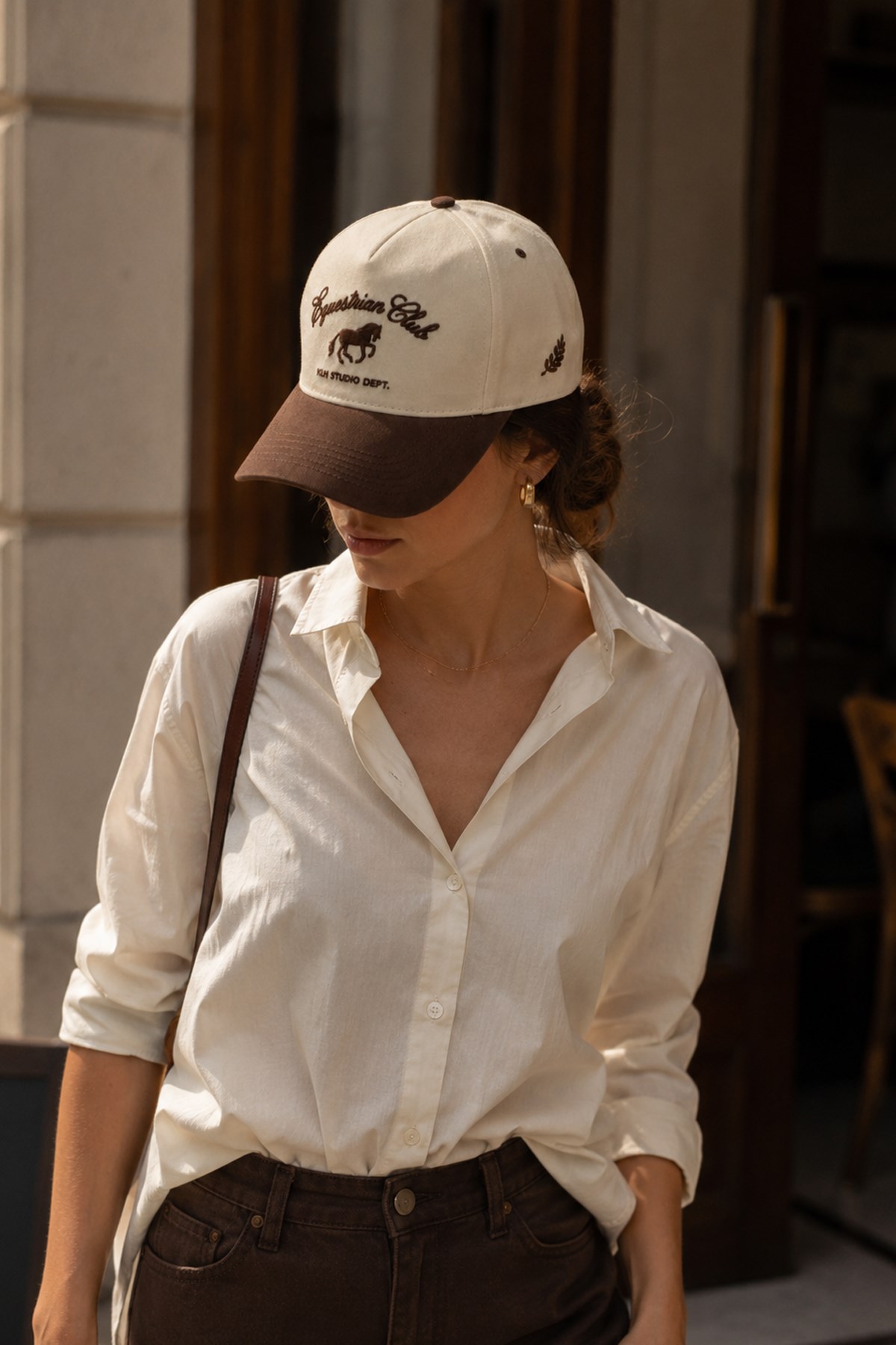 KLH Studio Dept. Equestrian Club Kontrast Siperli Şapka | Unisex - Ayarlanabilir