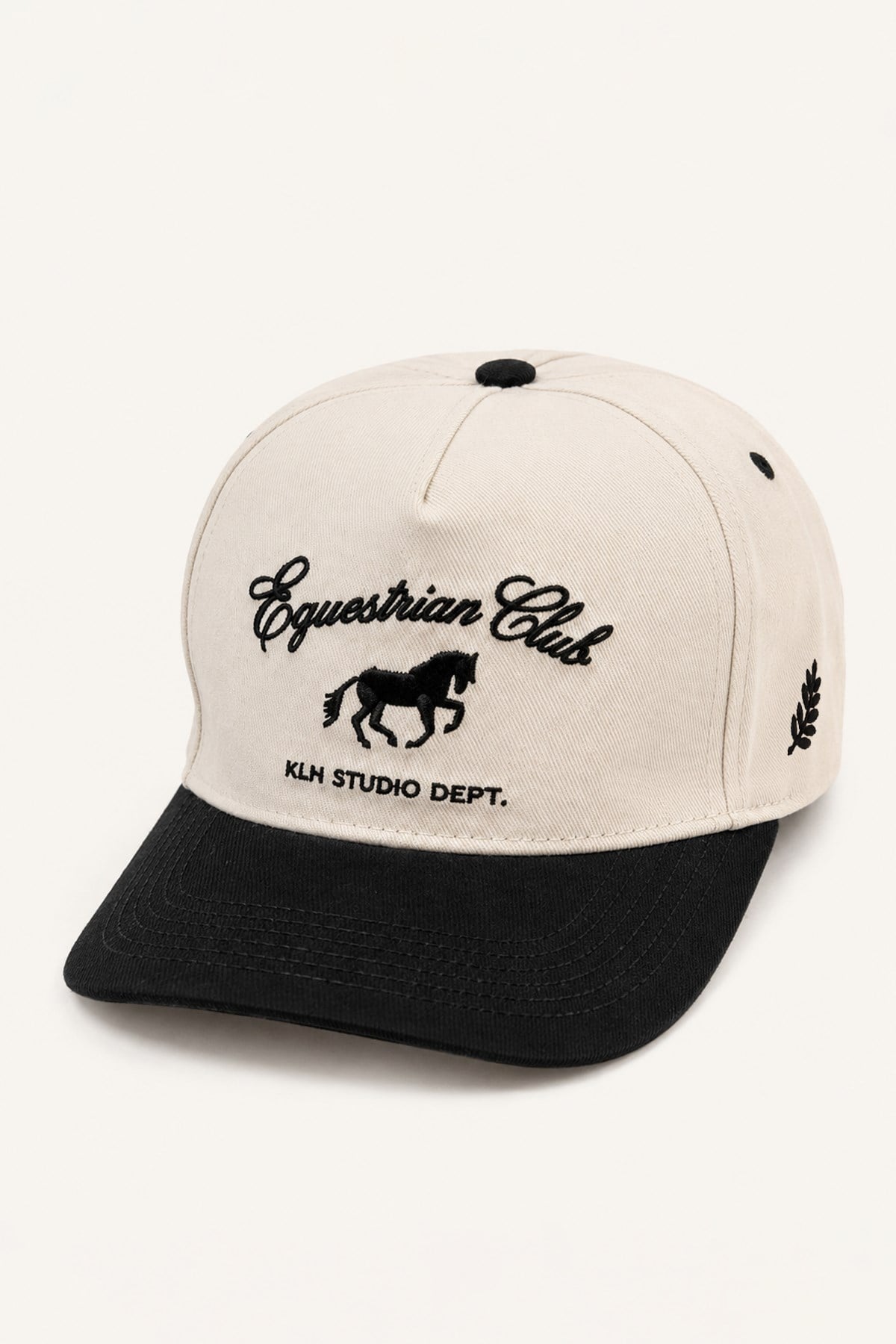 KLH Studio Dept. Equestrian Club Kontrast Siperli Şapka | Unisex - Ayarlanabilir