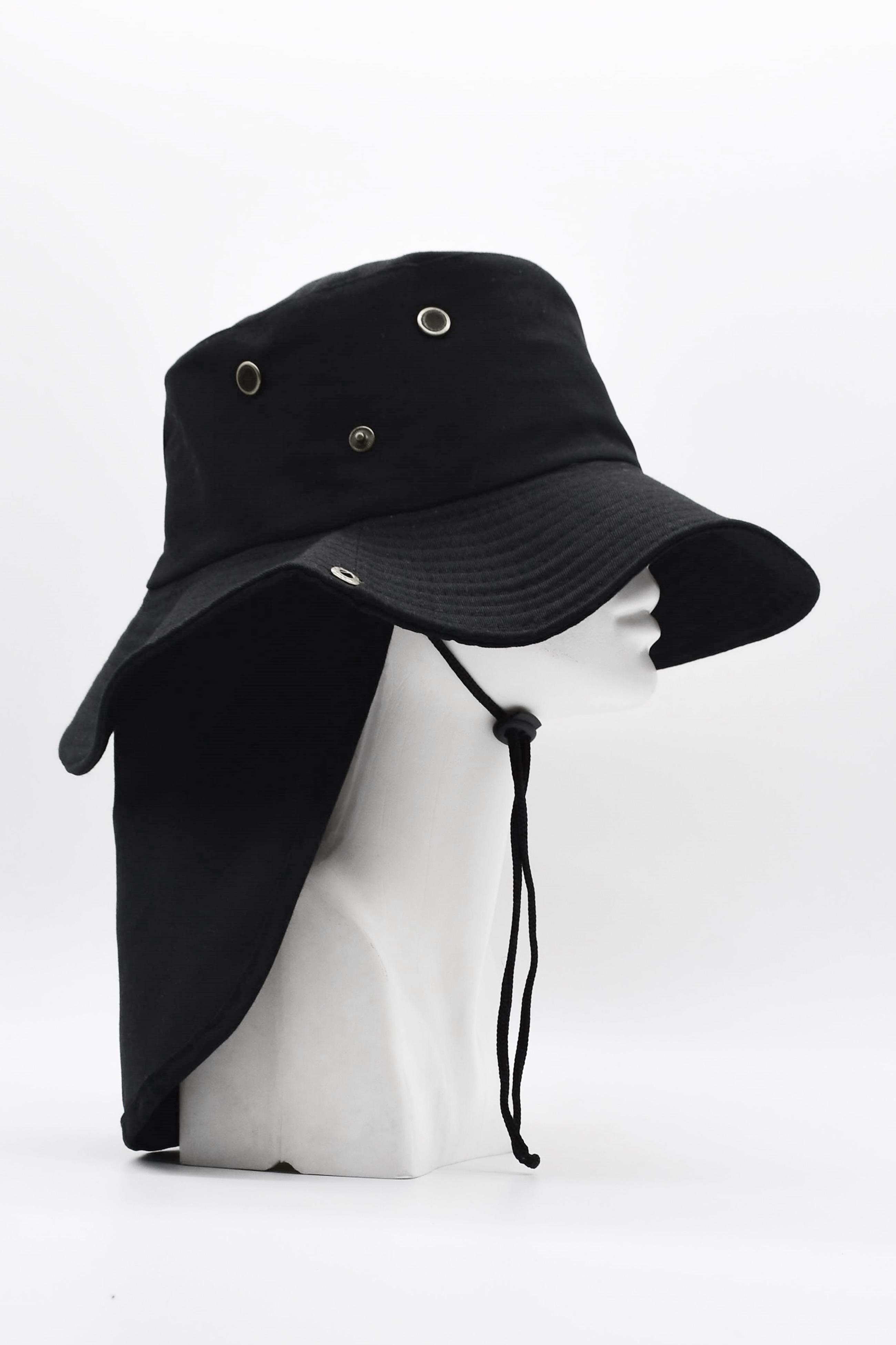 Outdoor Uv Sun Protect Hat Black Lejyoner Safari Hat