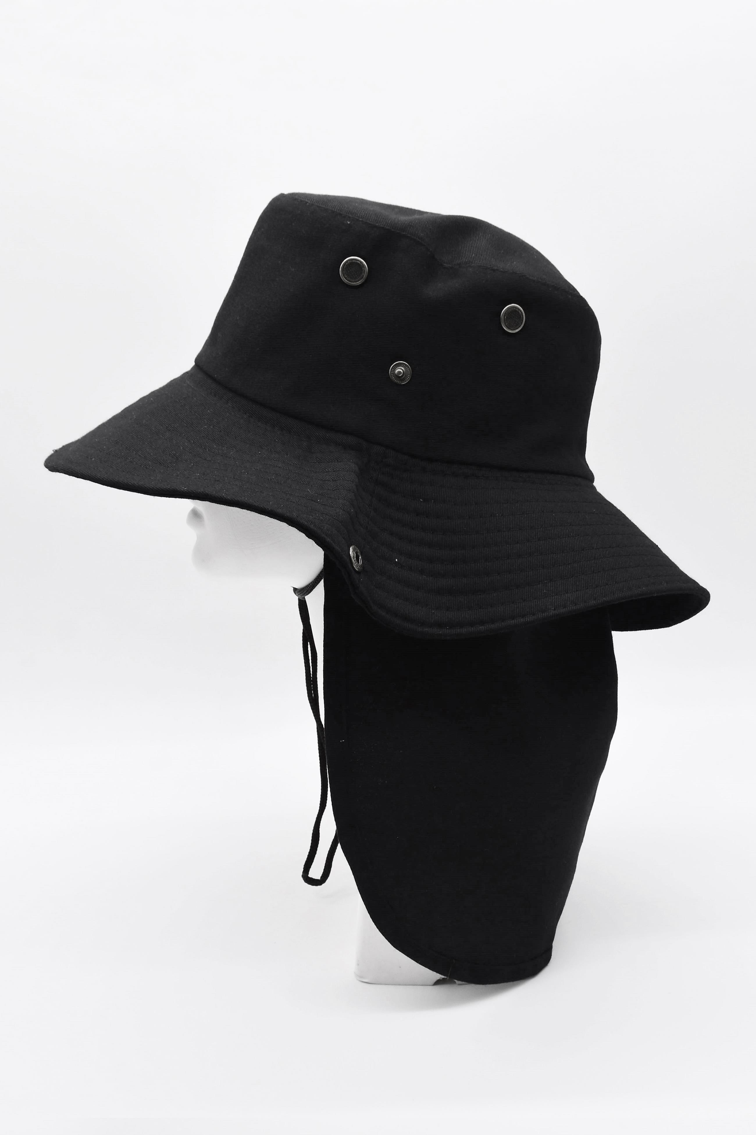Outdoor Uv Sun Protect Hat Black Lejyoner Safari Hat