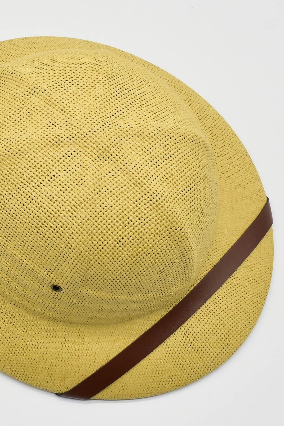 Premium Safari Explorer Şapka Unisex Ayarlanabilir Hasır Kask