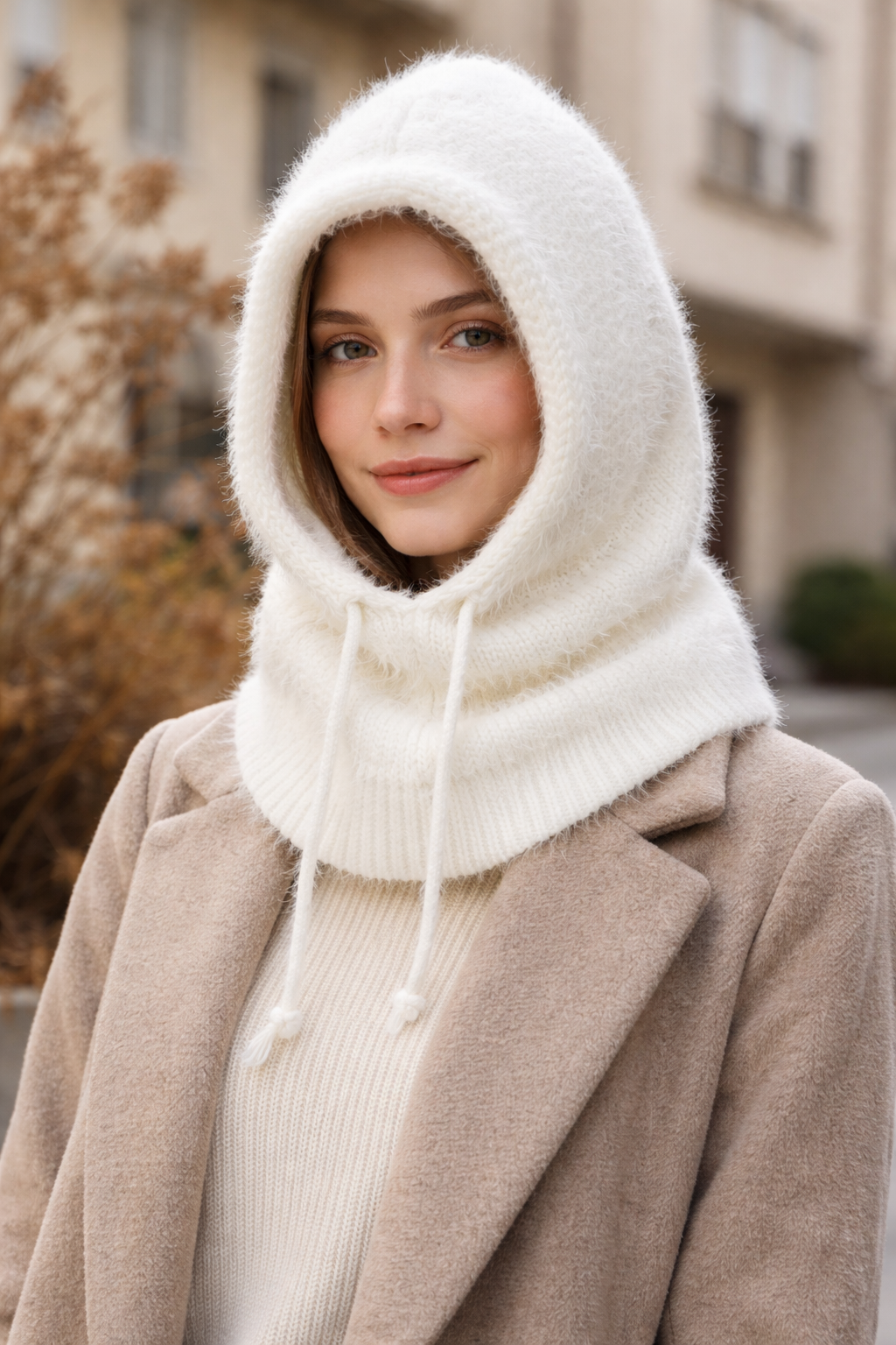 Premium Yumoş Balaklava – Ultra Yumuşak Kapüşonlu Boyunluk