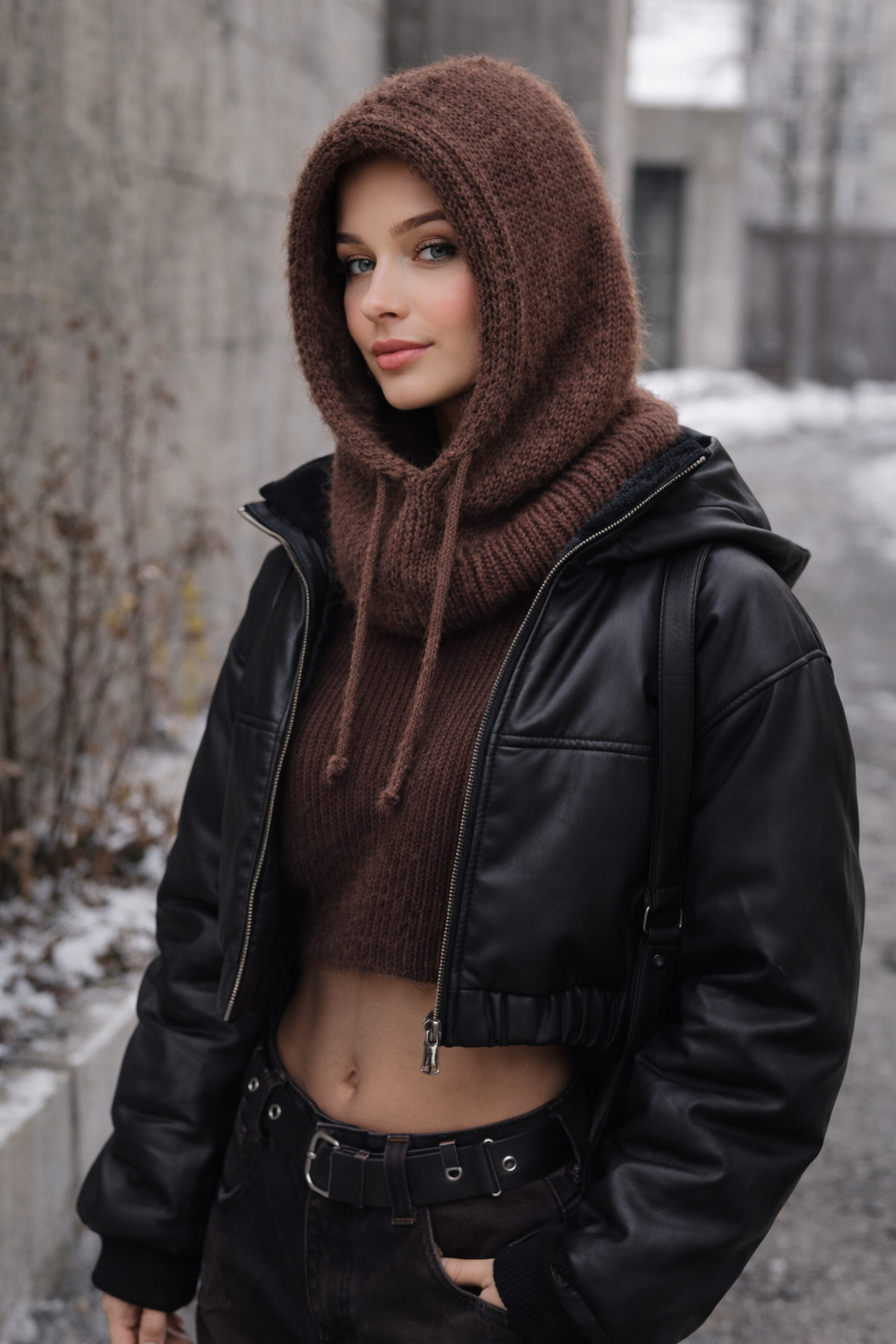 Premium Yumoş Balaklava – Ultra Yumuşak Kapüşonlu Boyunluk