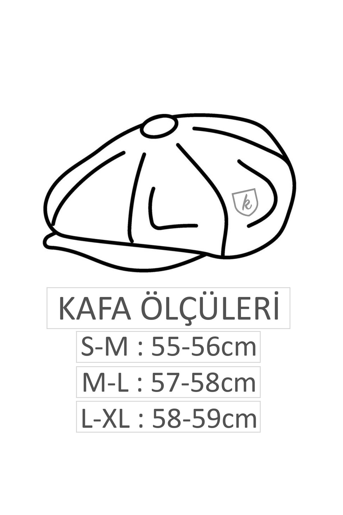 Siyah %100 Yün Kışlık Kulaklı Kasket Şapka