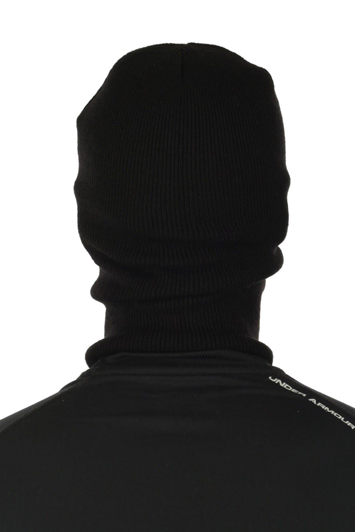 Siyah Balaclava Kar Maskesi Triko Bere Boyunluk 1 Adet