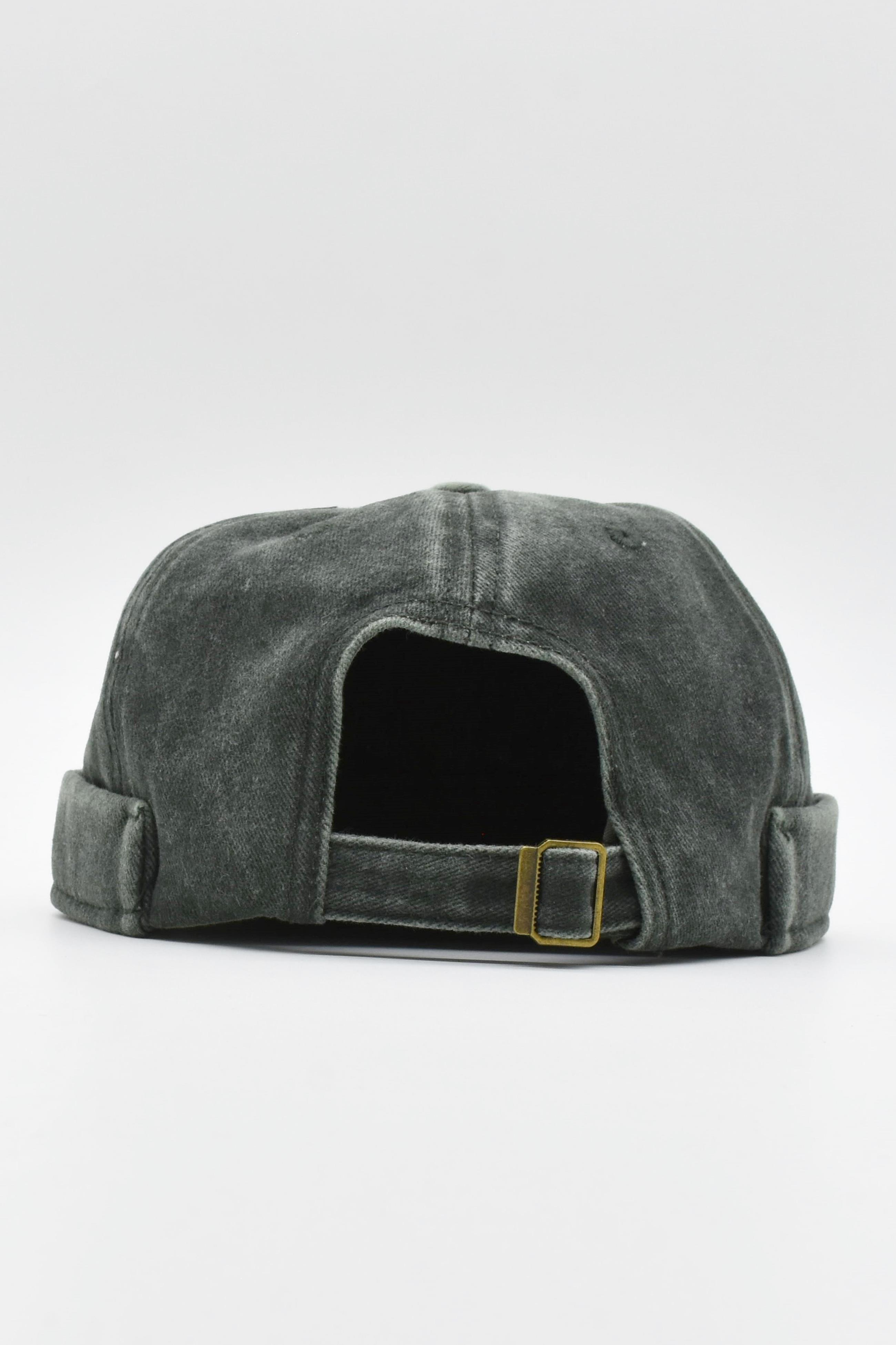 Vintage Retro Haki Eskitme Pamuk Cap Docker Şapka