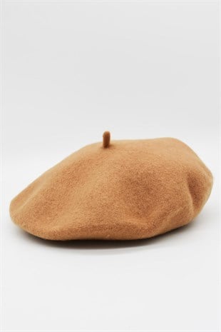Camel Parisienne Beanie Winter Hat