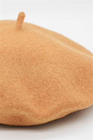 Camel Parisienne Beanie Winter Hat