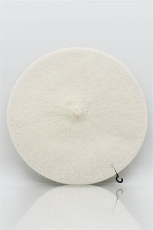 Womens Parisienne Beanie Cream French Style Hat