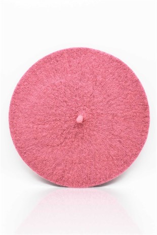 Womens Parisienne Beanie Pink French Style Hat