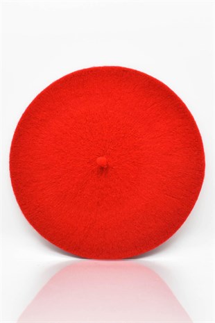Parisienne Beanie Red French Style Hat