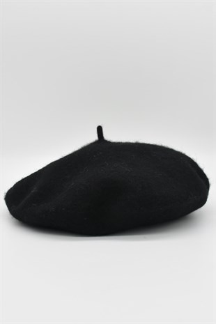 Black Parisienne Beanie