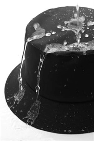 Waterproof Hat Fisherman Safari Outdoor Bucket Hat Black
