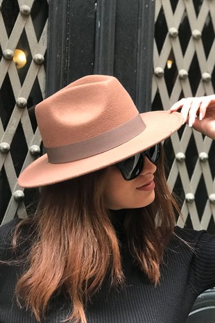 Camel Fedora Hat