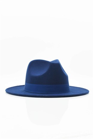 Erkek Fedora Şapka-Lacivert