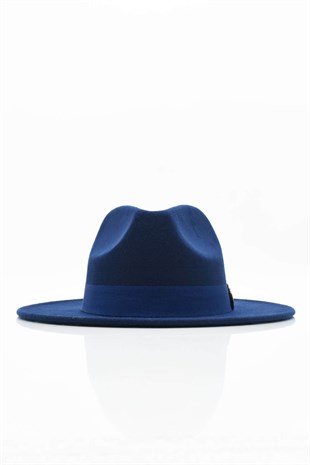 Erkek Fedora Şapka-Lacivert