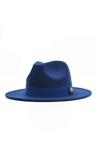 Erkek Fedora Şapka-Lacivert