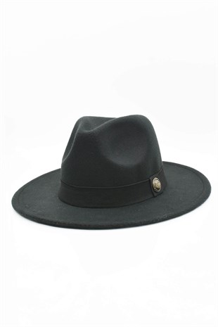 Erkek Fedora Şapka-Siyah